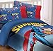 Superman Universe 3 Piece Reversible Super Soft Luxury Twin Size Comforter Set