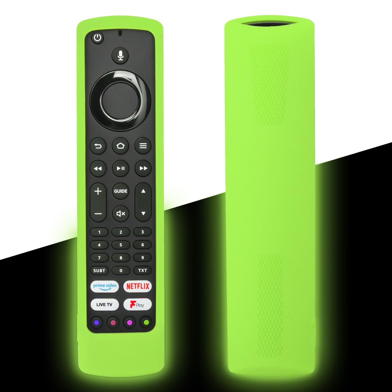 Universal Remote Control Cover for TOSHIBA CT-8565 Remote/JVC RM-C3253 Remote/Xiaomi Fire Smart TV F2 / TCL YKF494-B204, Anti Slip Silicone Toshiba Remote Cover