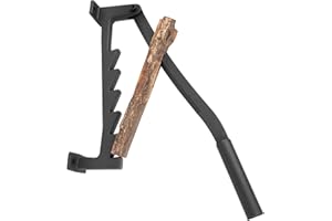 Cherbo Wall Mounted Firewood Splitter Soft Wood Kindling Splitter for Indoor or Outdoor Manual Log Splitter for Camping, Fireplace, Barbecue