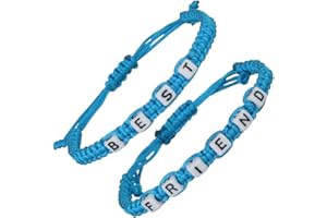 CALEESLLC Best Friend Bracelet Matching Couples Gift for 2 Cord Bracelet Distance Friendship String Wristband