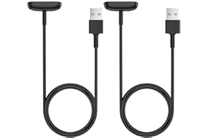 BLIKEJIN Charging Cable for Fitbit Charge 6 Replacement Charger (3.3ft, 2-Pack)