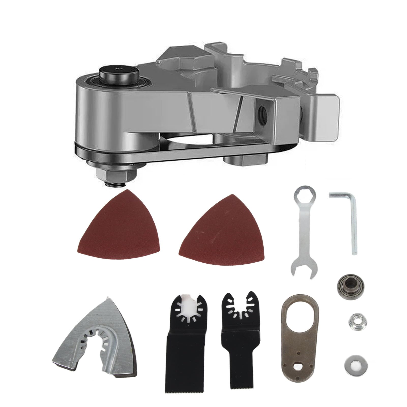 Photo 1 of Angle Grinder Oscillating Adapter, Universal Head Adapter Metal Complete Angle Grinder Oscillating Adapter Tool Accessories