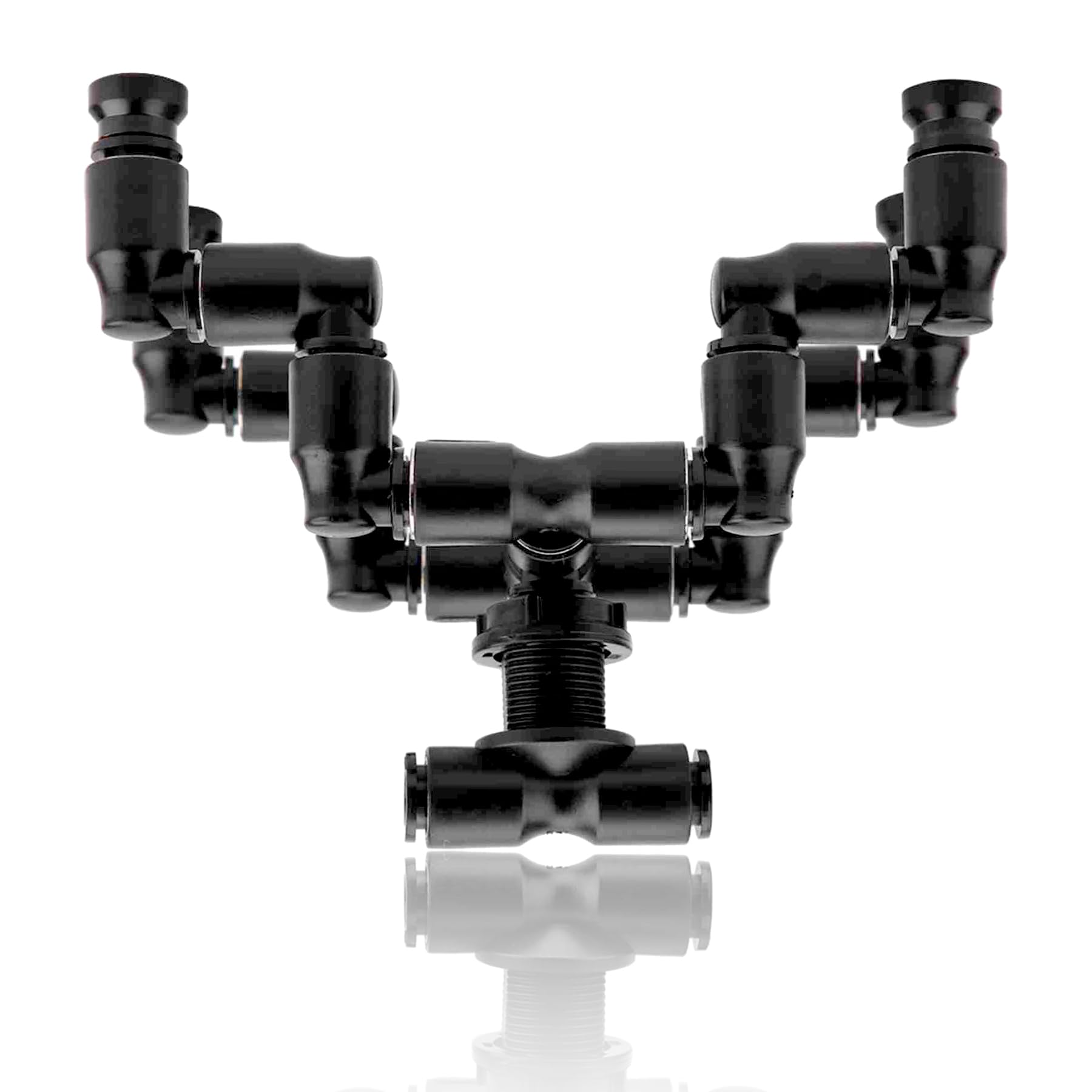 flexman Rainforest Tank Mist Sprinkler, Plastic Increase Humidity Atomization Detailed 360° Rotate Full Coverage Pet Cooling Nozzle for Reptile Terrarium