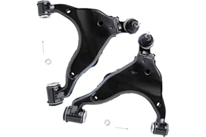 Detroit Axle - Front Lower Control Arms for 03-09 Toyota 4Runner FJ Cruiser Lexus GX470 2003 2004 2005 2006 2007 2008 2009, Lower Control Arms Ball Joints Assemblies, Pair Set Replacement