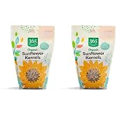 365 by Whole Foods Market, Organic Roasted Salted Sunflower Kernels, 12 Ounce (Pack of 2)