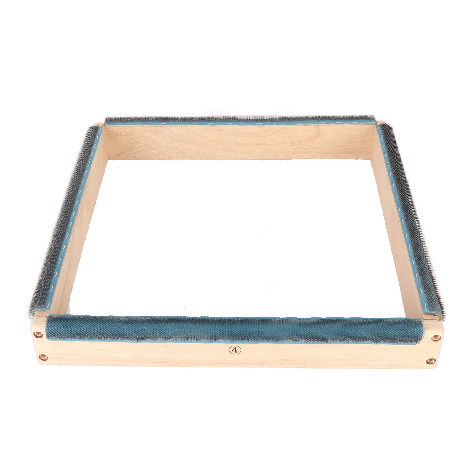 Embroidery Frame, 15.7inch Wooden Embroidery Hoops Set 4 Sides Embroidery Stitch Starter Kit Portable Square Embroidery Hoop with Screw for Art Craft Sewing
