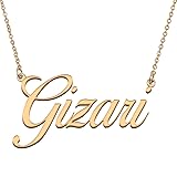 HUAN XUN Customized Custom Simple Any Name Necklace