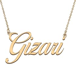 HUAN XUN Customized Custom Simple Any Name Necklace