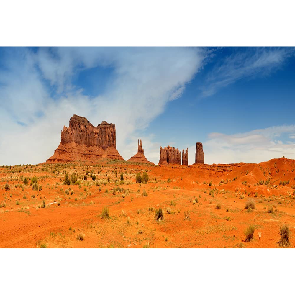 Aoihrraan 3x2m Desert Backdrop Wild West National Park Monument Canyon Nature Landscape Photography Background Western Cowboys Party Decoration Girls Boys Artistic Portrait Photo Studio Props