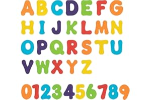 Nuby Foam Bath Letters and Numbers for Toddlers - Bath Toy Set for Kids 3+ Years - 36 Pieces