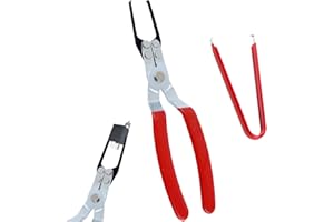 ABVSDU 2 PCS Relay Tester, Electrical Disconnect Pliers, Automotive Relay Fmm Fuses Puller Tool, Automotive Relay Tester (Red)