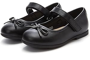 Weestep Toddler/Little Kid Girl Dress Ballet Flat Mary Jane Ballerina Shoe