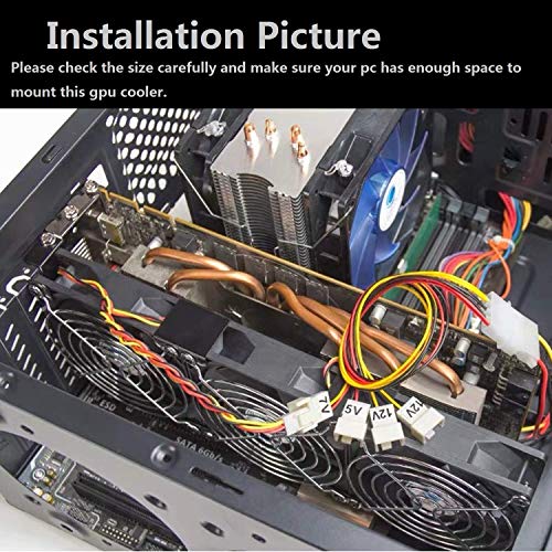 Triple Slot Gpu Gpu Cooler GPU Fan Cooler PCI Slot Triple 92mm
