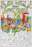Stuff2Color World's Most Challenging Coloring Poster - Giant Size 32