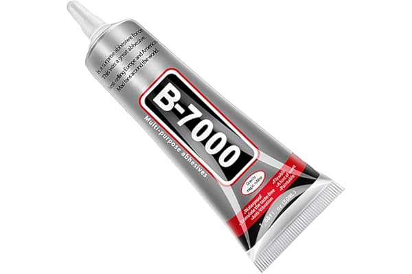 B7000 Jewelry Glue for Making, FITTDYHE 1PCS 50ML/1.69 fl oz Clear Adhesive for Rhinestone, Fabric, Multipurpose Super B-7000 for Phone Repair, Nail Art, Wood, Glass, Charms