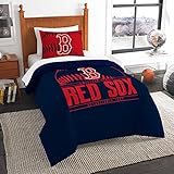 Northwest Boston Sox Twin Comforter Set, Red, 64
