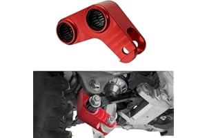 Canitu Rear 1.5" Lowering Link for Yamaha YZ125 YZ250 YZ250F YZ450F 05-15, 40mm Bearings Suspension Lowerer Links Kit Motorcycle Slam Drop Link Kit Billet Aluminum Alloy CNC Machined Anodized (Red)