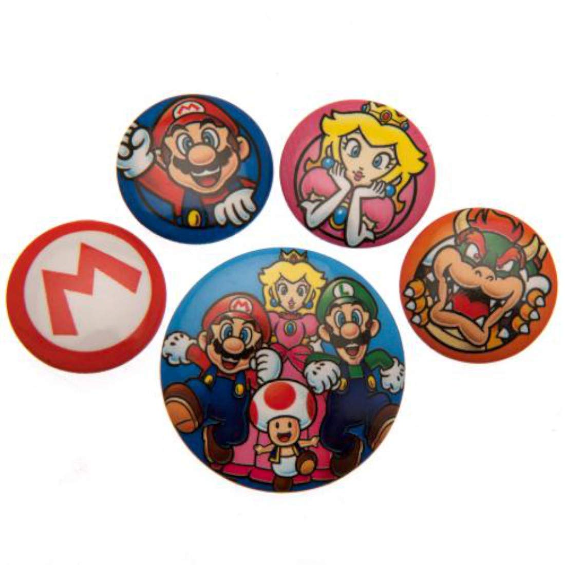 Pyramid International Super Mario Badge, Multi-Colour, 10 x 12.5 x 1.3 cm, BP80440