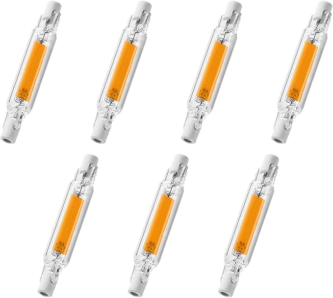 R7S 78mm Linear LED Light Bulb 10W Dimmable Slim COB Filament Chip