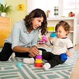 LAMAZE Stacking Cups Set 8 Colourful Nesting Toy for Babies 0 Months+ view 3