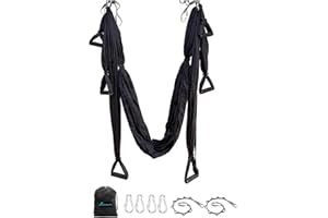 ZEALTOP Aerial Yoga Swing Set Yoga Hammock Trapeze Sling Inversion Tool for Indoor Home Fitness