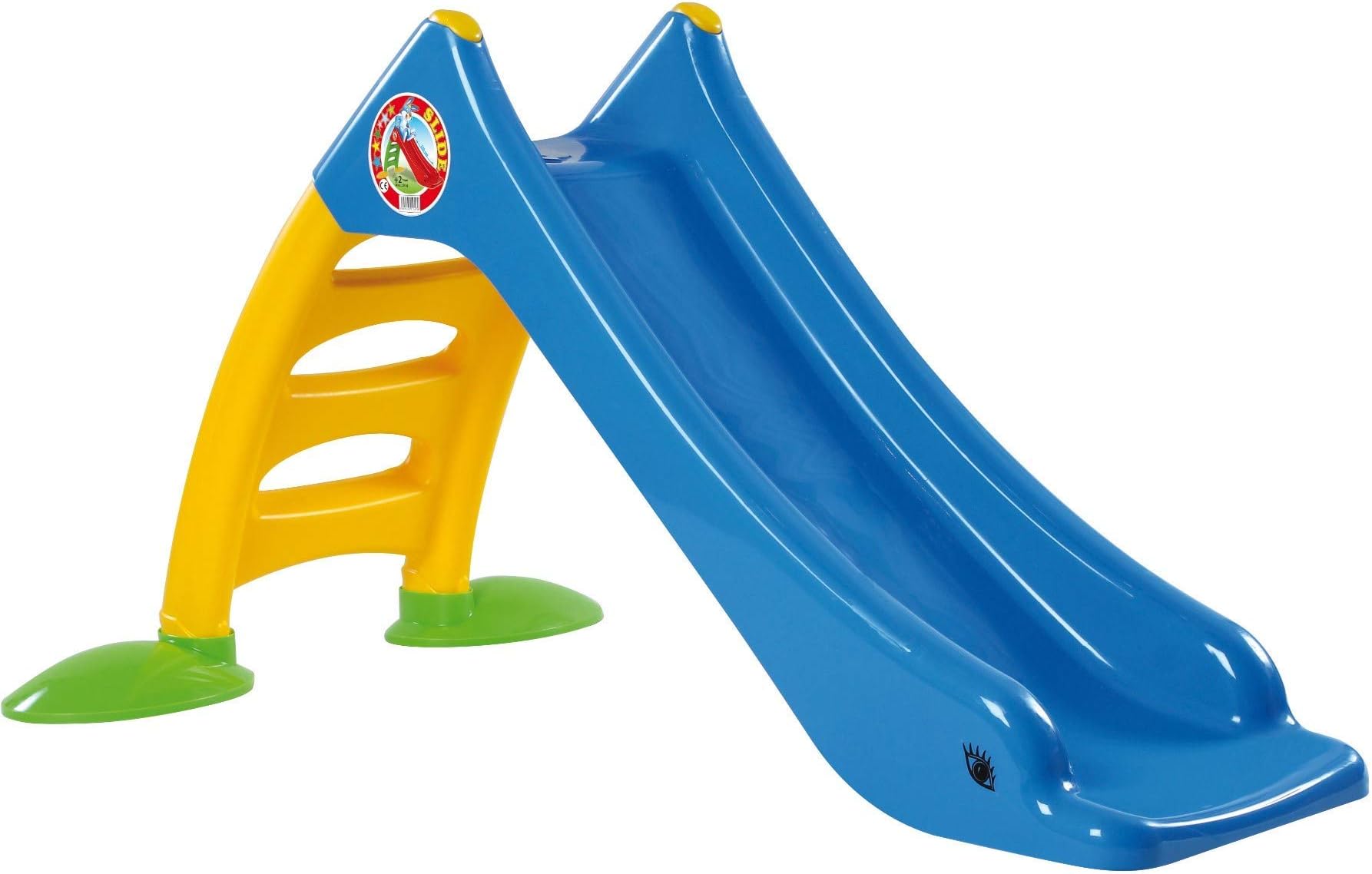 Tiktaktoo Stabile Kleinkinderrutsche for Children from 1 Year Children's Slide Garden with Water Connection as Wasserrutschekinder Slide Slide Outdoor Garden Slide (Blue)