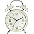 Peakeep 4" Twin Bell Alarm Clock with Stereoscopic Dial, Backlight, Battery Operated Loud Alarm Clock