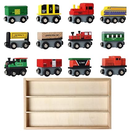  Mzwj 12 Childrens Wooden Train Set Train