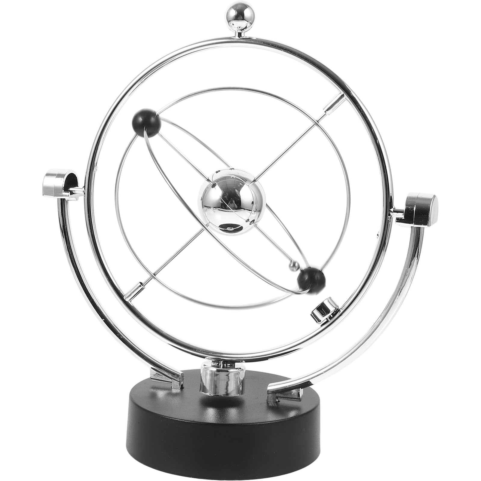 Electronic Desk Perpetual Motion Physical Science Globe Pendulum Office Home Ornaments without Battery