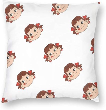 Amazon Co Jp 枕カバー ペコちゃん クッションカバー 枕カバー 抱き枕カバー 座布団カバー ひんやり 部屋雑貨 ソファー 車用 インテリア 正方形 ベッド 背当て おしゃれ かわいい アニメ キャラクター ホーム キッチン
