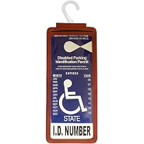 Porte-badge De Stationnement Handicapé - Support Transparent Pour Rétroviseur Ou Pare-soleil - Protection Et Visibilité