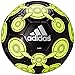 adidas Performance Ace Glider II Soccer Ball, Black/Solar Yellow/Silver Metallic, 3