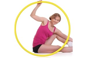 Motionchic 1pc Exercise Fitness Hoop Removable Adjustable Weighted Hoop Suitable for Weight Loss and Home Fat Burning Exercise Workouts Gym