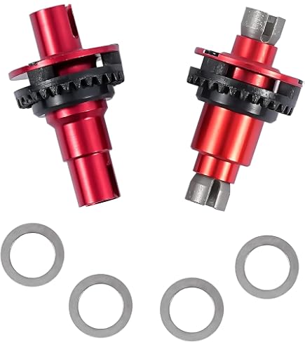 SameeHome Kit Amortisseur Métal Rouge Pour RC 1/28 K969 K979 K989 K999 P929 P939 - Pièces De Voiture Télécommandée