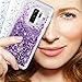 Caka Galaxy S9 Plus Case, Galaxy S9 Plus Glitter Case Liquid Series Luxury Fashion Bling Flowing Liquid Floating Sparkle Glitter Soft TPU Case for Samsung Galaxy S9 Plus (Purple)