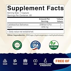 Vitamatic Lactobacillus Salivarius 2 Billion per DR