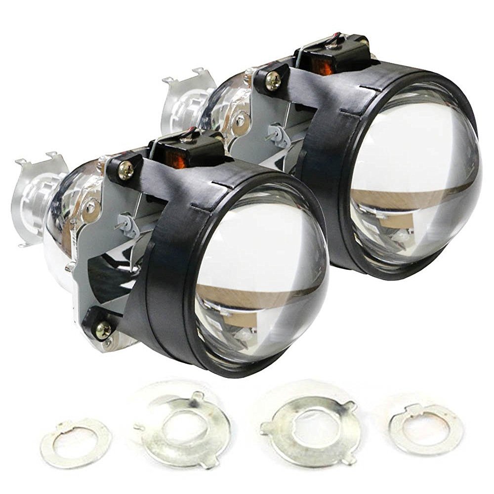 iJDMTOY® (2) 2.5" Mini H1 BiXenon HID Projector Lens For Headlights