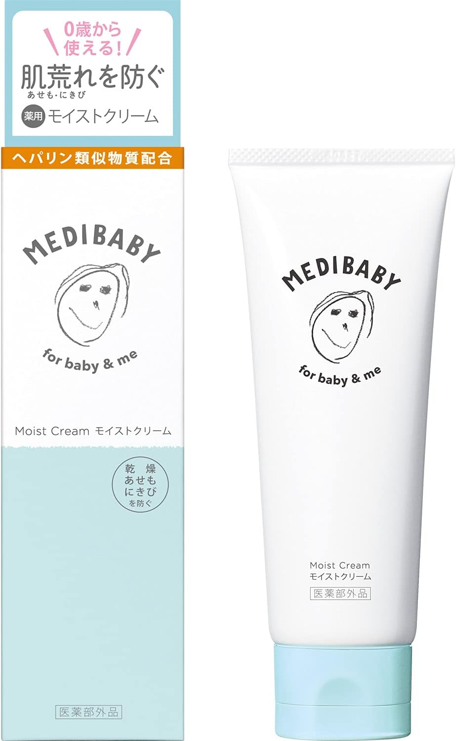 Amazon 0歳から使える メディベビー 薬用モイストクリーム 100g Medibaby メディベビー ドラッグストア