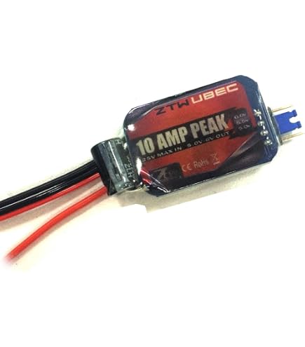 HobbyStar 6A SBEC Esterno – UBEC BEC 10A Scoppio, Regolabile E Compatto - Foto 3