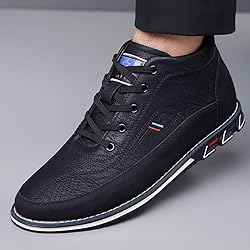 mitvr Men's Casual Dress Boots Motorcycle Boots