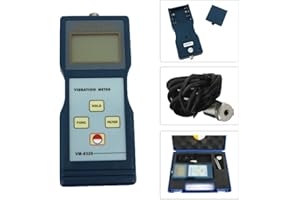 CNYST Vibrometer Vibration Meter Testing with Acceleration Velocity Displacement Measuring Velocity Range 0.01~199.9mm/s True RMS