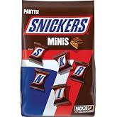 SNICKERS Minis Size Milk Chocolate Candy Bar Bulk Assortment, 35.6 oz Bag