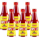 Amor Chamoy Mexican Fruit Sauce, Sweet Spicy, Traditional Flavor, 12 Fl Oz (Pack of 6)