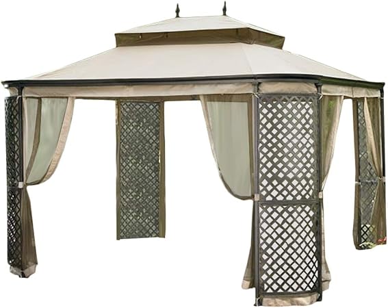 Amazon Com Garden Winds Lattice Gazebo Replacement Canopy