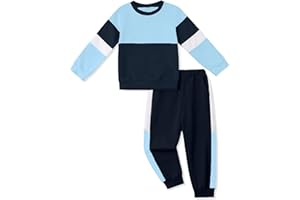 Hevemexy Toddler Boy Clothes Long Sleeve Hoodie Sweatsuits Tops and Pants 2Pcs Boys Fall Winter Outfits Set
