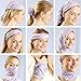 KALILY 9PCS Headband Bandana - Versatile Solid Sports & Casual Headwear -Multifunctional Seamless Neck Gaiter, Headwrap, Balaclava, Helmet Liner, Face Mask for Camping, Running, Cycling, Fishing etc