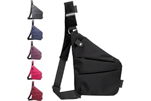 Fixett Anti Theft Travel Bag Anti-Theft Bag Slim Sling Bag Cross Body Travel Bag