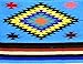 Open Road Goods Mexican Yoga Blanket, Navajo Aztec Southwestern Diamond XL Thick Serape with Stripes