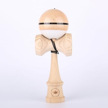 WANG Kendama Ash Kendama with Maple 5mm Padouk Stripe Tama