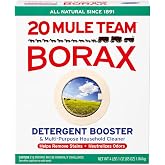 Instant 20 Mule Team Borax Detergent Booster &amp; Household Cleaner, 4lbs | Removes Stains, Neutralizes Odors, Multi-Purpose, All Natural, Powder Formula